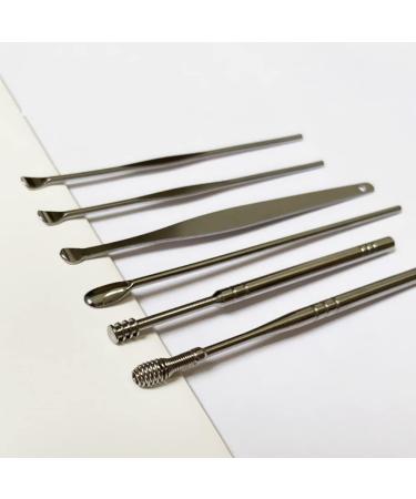 Earwax Cleaner Tool Set Earwax Removal Set Earwax Removal Kit for Adults One Set Includes 6 Pieces (3 pcs yellow leather package) 3 pcs Yellow Leather Package - Buy Online on GoSupps.com