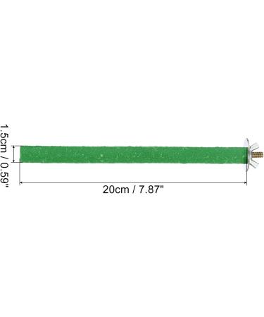 Patikil 0.6x7.9 Vogel Paw Bird Wood Perch Stand - Perfect Cage Accessory for Small Birds Parrots & Lovebirds - Green - Buy Online on GoSupps.com