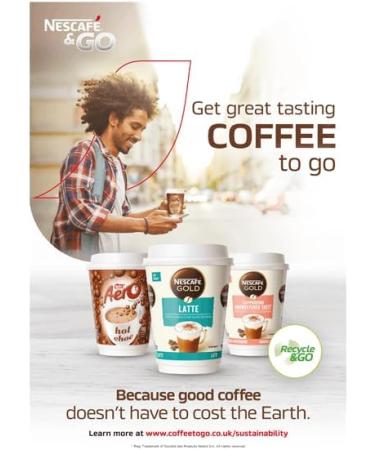 Belgravia Office Supplies Nescafe &Go Machine Variety Pack Option 56 Drinks Pack includes 50 Lids - Buy Online on GoSupps.com