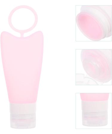 EXCEART 1 Set 2 Silica Gel Bottle Cream Container Lotion Holders Squeeze Tube Liquid Containers Diffuser Empty Cream Tubes Silicone Storage Containers Travel Pink Shampoo Pop - Buy Online on GoSupps.com