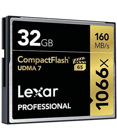 Lexar Professional 1066x 32GB (2-Pack) CompactFlash Card - Up to 160MB/s Read Speed - Ideal for Professional Photographers, Videographers, and Enthusiasts - Buy Online on GoSupps.com