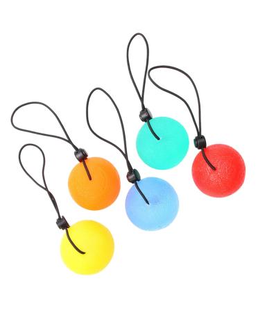 Anneomas 5st exercises squeezeball fingerstrecker grip training ball power balls train slowly increasing balls fingerboard ball high jumping balls handle training device Stress relapse