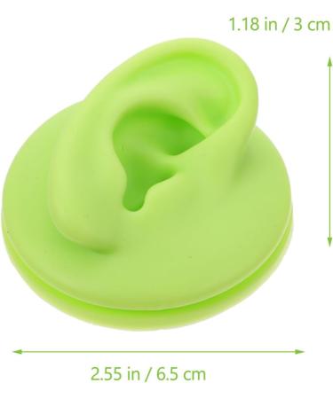 MAGICLULU Realistic Piercing Ear Set 2pcs Artificial Ear Molds for Studs and Jewelry - Buy Online on GoSupps.com