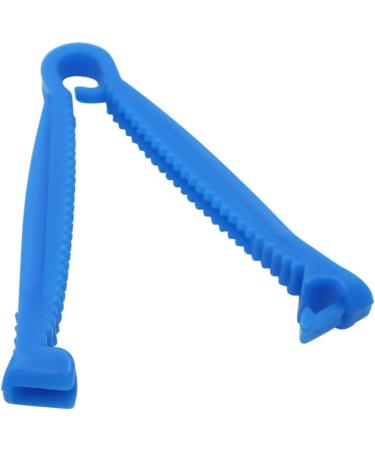 Solustrie Nutritional Sausage Clamp Set - Umbilical Cord Care for Pets & Piglets - 3-Piece Monastery Clamp & Baby Scissors - Blue 6.3x2cm - Buy Online on GoSupps.com