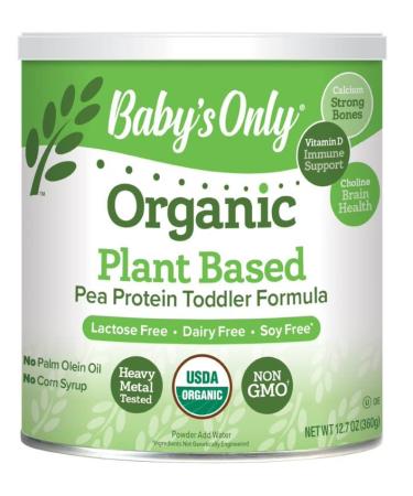 Nature's One Baby's Only Plant Based Pea Protein Toddler Formula 12 to 36 Months 12.7 oz (360 g)