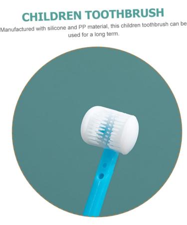 Partykindom 2-Pack Children's Silicone Toothbrush Tumblers - Gentle Mouth Cleaning - Buy Online on GoSupps.com