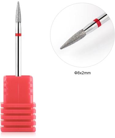 BNG Diamond Nail Drill Bit Cuticle Remover Professional 3/32" Electric Nail File for Acrylics Gels Nail Art Cleaning Cuticle Bit Nail Drill Manicure Pedicure Salon Tool Fine - Buy Online on GoSupps.com