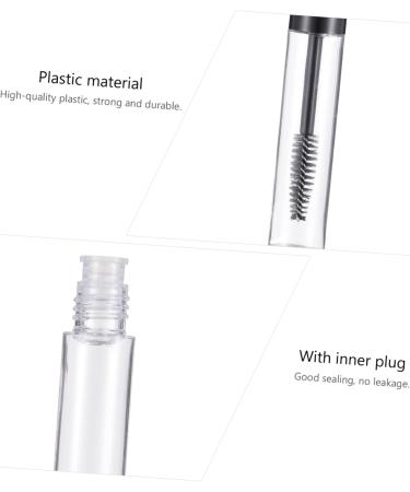Beavorty 3 Sets Mascara Tube Funnel Mascara Sample Containers Clear Lash Mascara DIY Mascara Plastic Black - Buy Online on GoSupps.com