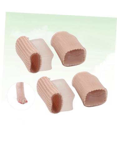 JEWEDECO Toe Separators for Overlapping Toes - 4 Pcs Cushioned Toe Alignment Spacers for Bunions, Hammer Toe, Hallux Valgus - Protective Case Included - Buy Online on GoSupps.com