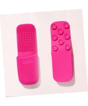 FRCOLOR 3pcs Makeup Brush Cleaner Set - Silicone Scrubber Mat & Brush Holder for Eye Shadow & Makeup Brushes - Perfect Tool for Easy Cleaning & Drying - Buy Online on GoSupps.com