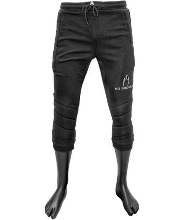HO Soccer 3/4 Logo Goalkeeper Pants XL Black - Premium Goalkeeper Gear for International Shipping - Buy Online on GoSupps.com