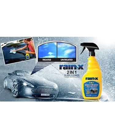 Rain-X 5071268 2-in-1 Glass Cleaner and Rain Repellant - 23 oz (2 Pack) - Buy Online on GoSupps.com