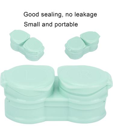Ankroyu Contact Lens Box & Storage Set - Travel Case Dustproof with Tweezers & Stick-Remover Tools (Green) - Perfect for Home & On-the-Go - Buy Online on GoSupps.com