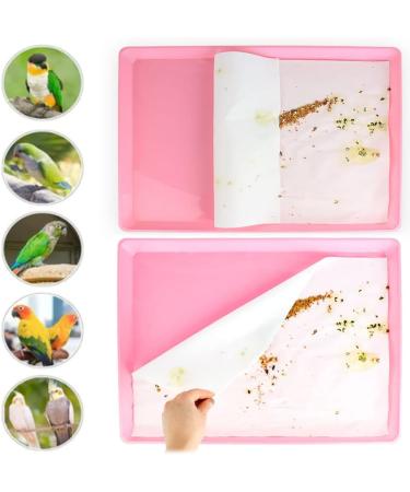 100PCS Bird Cage Liner Papers 11 20in Disposable Bamboo Charcoal Fibre Cage Paper Liners Precut Absorbent Cushion Pad Mat Accessories for Pet Bird Parrot 11x20 in - Buy Online on GoSupps.com