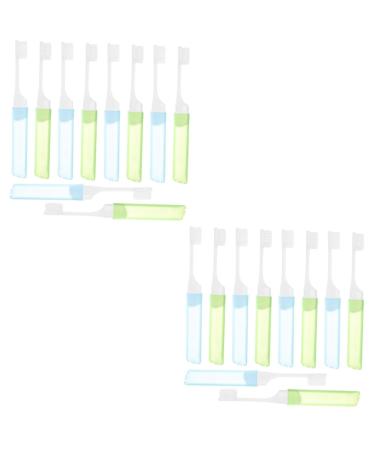 Tovinanna 20 STK portable toothbrush manual toothbrush pregnant toothbrush toothbrushes for adult travel toothbrush household toothbrush tongue toothbrush pp gift main travel