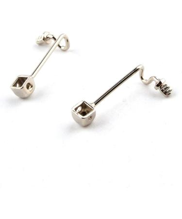 SBTRKT 100pcs Eyeglass Nose Pad - Metal Rimless Optical Frame Nose Bridge Accessories for Comfortable Eyewear | International Shipping Available - Buy Online on GoSupps.com