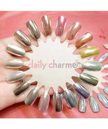 Daily Charme Silver Chrome Nail Powder - 2g | Mirror Finish - Buy Online on GoSupps.com