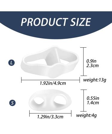 YUTTTPL 8 Pcs Toe Separators with 2 Loops Big Toe 2 Little Toe Corrector Toe Straighteners Hallux Valgus Correction Gel Toe Separator for Bunion Pain and Overlapping Toe Reduce Pain and Rubbing - Buy Online on GoSupps.com