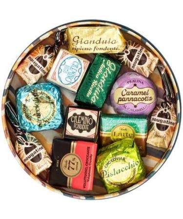 Venchi Coffret Cadeau Petit Chapeau Murrine avec chocolats assortis 138 g Sans gluten Sans colorants Sans conservateurs Id e cadeau - Buy Online on GoSupps.com