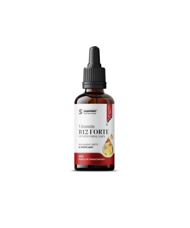 Vitamine B12 Forte Gouttes 30 ml M thylcobalamine Hautement Dos e 100 g nergie Syst me Nerveux Immunit INSPORT