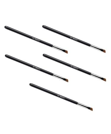 FOMIYES 10 Pcs Makeup Brush Eyebrow Brush Eye Brush Eyeliner Brush Makeup Eyeliner Wand Girl Oblique Head 16x0.7cmx2pcs Blackx2pcs