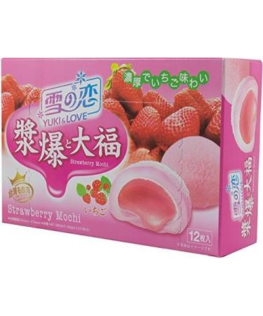 Yuki & Love Strawberry Mochi 180g / 6.3 Oz - Buy Online on GoSupps.com