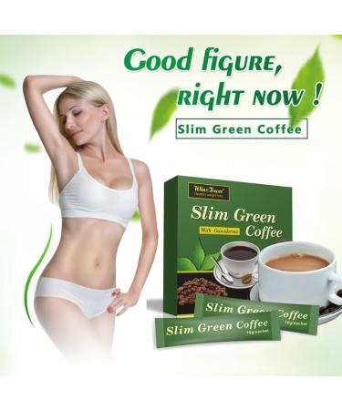 Premium Slim Green Coffee Bean Extract Powder Supplements with 10 Natural Health Blends 180g (18 Sachets) - Buy Online on GoSupps.com