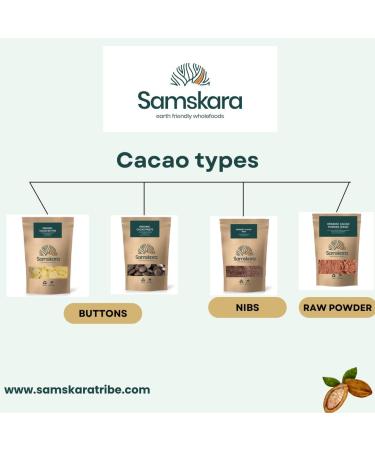  Samskara Cocoa Nibs | Raw Ecru | Ecological Cultivation | Vegan | 100% Natural and Pure | Samskara (1 kg) - Buy Online on GoSupps.com