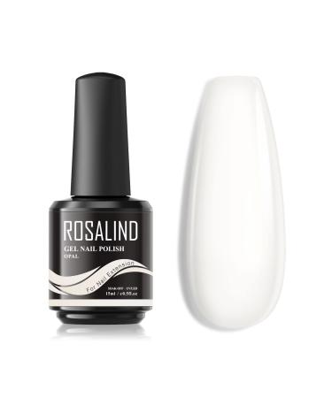 ROSALING GELIN for gel nails milky white 15ml builder Stronging gel nail extension gel nail gel for nail extension Repair UV/LED nail polish for nail strengthening nail art opal - Buy Online on GoSupps.com