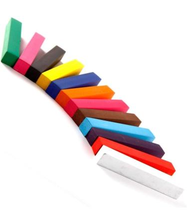 12 Color DIY Hair Chalk Temporary Hair Color Pastel Hair Dye Set Non-toxic - Buy Online on GoSupps.com