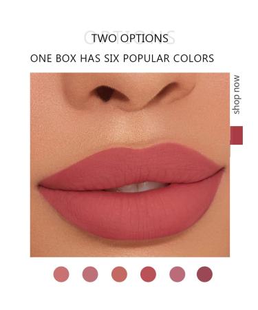 Fasurid 6Pcs Liquid Matte Lipstick Set | Long-Lasting & Waterproof Velvet Lip Gloss Kit for Women | Perfect Lip Makeup Gift for Girls & Mothers - Buy Online on GoSupps.com
