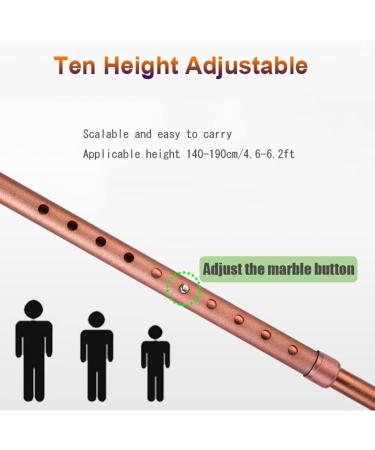 Adjustable Four-Legged Walking Cane Support After Injury Or Surgery Aluminum Alloy Walking Stick Lightweight Non-Slip Crutches for Women and Men Bathing in Sunlight - Buy Online on GoSupps.com