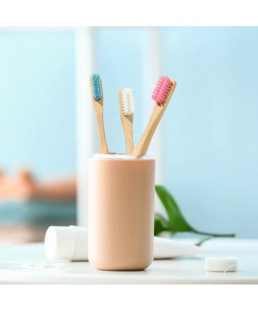 Y-Kelin Bamboo V-Shaped Orthodontic Toothbrush - Eco-Friendly Soft Bristle Toothbrush (3pcs Pink) - Perfect for Teeth Alignment & Dental Care - Buy Online on GoSupps.com
