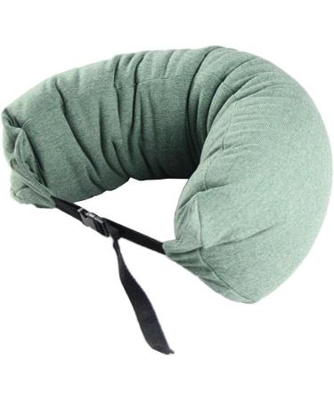 Pistro Portable Travel U Shape Neck Waist Pillow - Adjustable & Buckled Comfort for Lounging - Green - Buy Online on GoSupps.com
