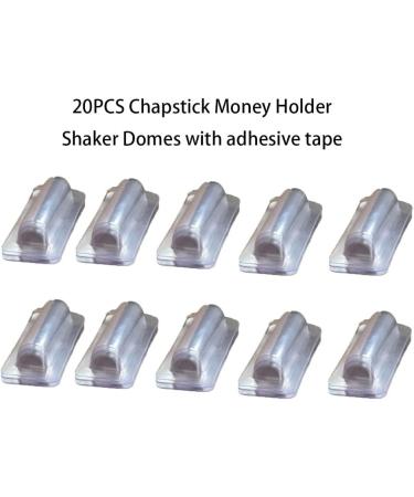 MeyaGo 20PCS Chapstick Money Holder Shaker Domes for Lip Balm with Adhesive - Buy Online on GoSupps.com