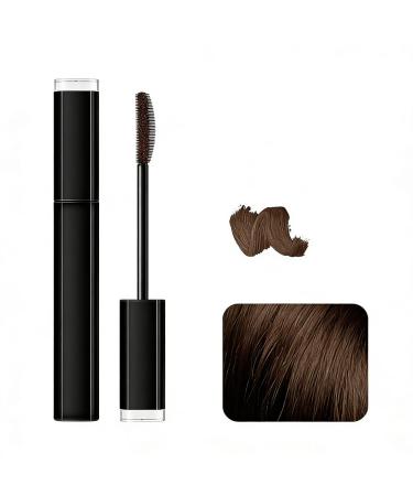 Retouche Racines Cheveux Mascara Cheveux Blanc 2-en-1 Double Embout Couvre Instantan ment les Cheveux Gris Effet Naturel
