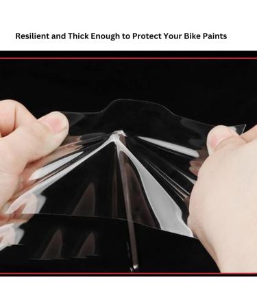 Clear Bike Frame Protection Tape Sticker Vinyl Wrap 3m (120) Length - 5cm Width Options | MTB Paint Chainstay Guard Film - Buy Online on GoSupps.com
