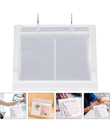 FRCOLOR Sticker Display Stand Nail Decals Holder Nail Decal Organizer Holder Sticker Storage Book Sticker Holder Nail Art Stickers Nail Salon Storage Album South Korea Desktop Acrylic - Buy Online on GoSupps.com