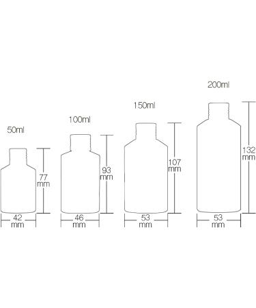 Tianzd 3-Pack 50ml Brown Plastic Bottles with Silver Caps & Orifice Reducer | Essential Oil & Makeup Containers | International Shipping Available - Buy Online on GoSupps.com