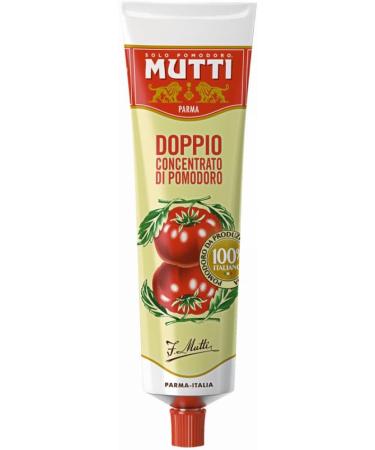 Mutti Doppio Concentrato di Pomodoro tomato paste puree 130 Grams x 6 Tubes - Buy Online on GoSupps.com