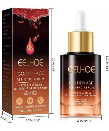  1/2/3Pcs Young Golden Refining Serum Hydrating Glowing Facial Serum for Senior Age Women Advanced Collagens AntiAgeing Serum Firms Skin for All Skin Types 30ml/1fl.oz (3Count (Pack of 3)) - Buy Online on GoSupps.com