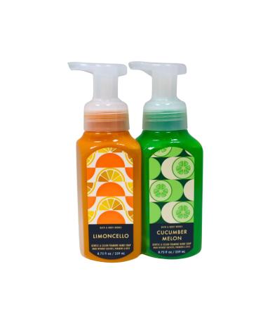 Bath & Body Works Limoncello & Cucumber Melon Hand Soap Gift Set - 8.75 fl oz 2-Piece with Red Bow - Perfect for Holidays & International Shipping - Buy Online on GoSupps.com
