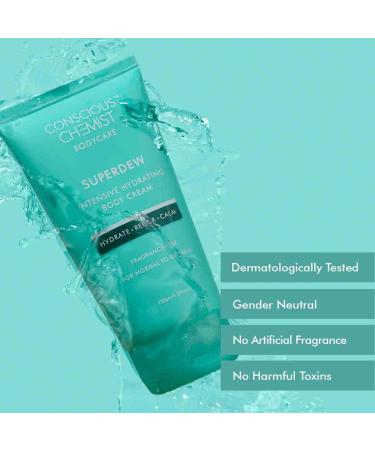 Conscious Chemist Lightweight Moisturizer for Hand Foot & Body | Instant Hydration Non-Greasy Cream with Ceramides Hyaluronic Acid & Colloidal Oatmeal | For Men & Women | Fragrance Free Cruelty Free |150g - Buy Online on GoSupps.com