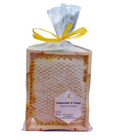 100% Pure honeycomb in wooden frame gift