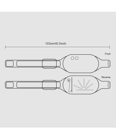 Portable Heating Pad for Period Cramps and Back Pain - USB Belly Wrap with Vibration Massage - 3 Heat Levels - Women's Fast Heating Belt - Buy Online on GoSupps.com