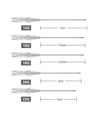 Yuelong 16 Gauge Catheter Piercing Needles - 50PCS Body Piercing Tool Kit for Nose, Ear & Body - IV Catheter Needles for Piercing Supplies - Buy Online on GoSupps.com