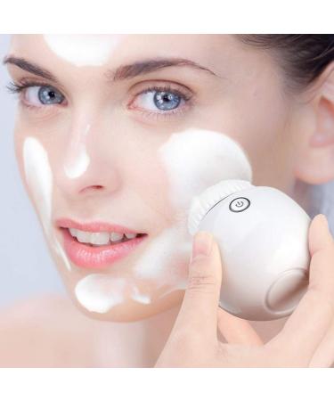 Overclocking Vibration New Sonic Vibrating Facial Cleansing Brush 3 Brush Heads with 3 Modes Waterproof Smart Timer Wireless Charging for Face Cleaning