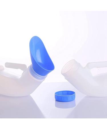 Plauauyt 2 Packs Unisex Spill Proof Urinal for Men and Women with Screw Lid Urinal Funnel for Travel Outdoor - Buy Online on GoSupps.com