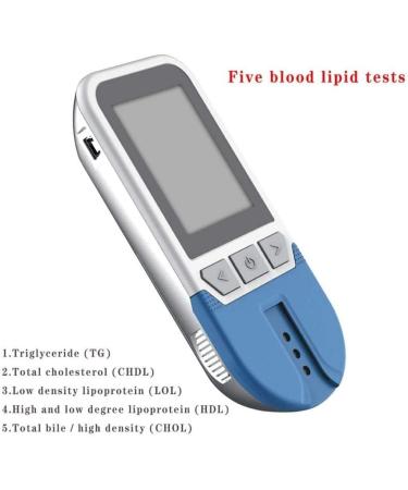 Rehoof Cholesterol Monitoring Home Test - 25 Test Strips for Total LDL HDL & Triglycerides Accurate Blood Fat Analyzer - Buy Online on GoSupps.com
