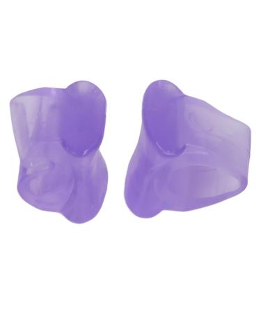 Silicone Toe Spacer Set - 4 Pairs for Bunion & Overlapping Toe Correction - Purple - Buy Online on GoSupps.com
